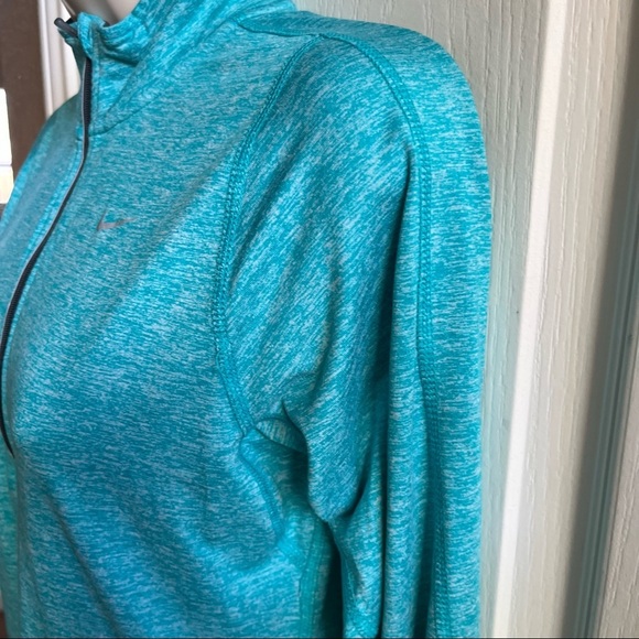 Nike element running half zip pullover women XS extra small blue green - Picture 5 of 7